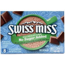 스위스 미스 밀크 초콜릿 핫 코코아 믹스 설탕 첨가 없음, 스위스 미스 밀크 초콜릿 핫 코코아 믹스 설탕 첨가 없, 165g
