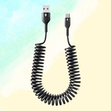 내구성 강한 스프링 코일형 C타입 급속 충전기