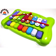 旭陽教育用品社 嬰幼兒8音階2合1敲打琴/鋼琴玩具, 1個