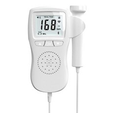 심장 소리듣는기계 태아 선물 임산부 심박수 심음측정기, 화이트