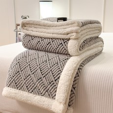 Wunnifu-극세사 담요는 가을 겨울 침대와 소파 겸용 보온 다용도 담요입니다