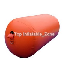 공기 주입식 에어 매트 스포츠 실린더 에어 체조 100X60CM 롤러 소형 배럴 훈련 매트 가정용, orange