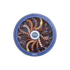 L Erickson 粗版彈力髮圈 運動髮圈 萊卡髮圈 萊卡運動髮圈 CROSSFIT 禮盒 健身 跑步 游泳 健行, Truffle 15入, 1個