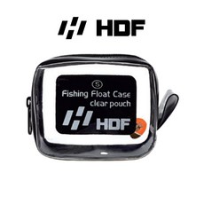 해동 HB-587 투명 찌 케이스 S 낚시 소품케이스 찌 보관함 소품 지퍼 파우치, 1개