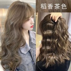 首品 染髮劑 青亞麻色, 1個, 48.稻香茶棕517雙氧乳需另購12%