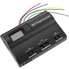 HZMONSTAR 업그레이드 83303862 열냉각 TStat 벽 온도 조절기 교체 Coleman 83303362 호환 조절 98F에서 33F 검정색