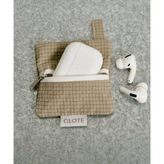 [클로트] 키링 파우치 - 카키