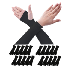 無磨損臂套手腕 2p x 10 件, 黑色