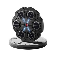 YOGEMDI P5 智慧音樂拳擊機 六大靶芯 反應訓練 減壓健身, 星耀黑, 1個