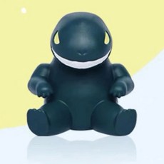 壹灣出貨 公仔收納罐 小葵小白造型公仔收納盒 透明公仔展示罐 模型收納罐 玩具收納盒, 1個, 光屁屁怪獸