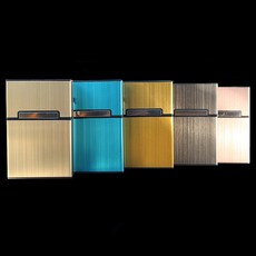 現貨 鋁合金 盒 收納盒 萬用盒 可當 菸盒 有夜光盒盒 磁扣 磁吸 鐵煙盒 時尚 質感 防水 金屬 盒 打火機, 1個, 順便買個打火機（防風）