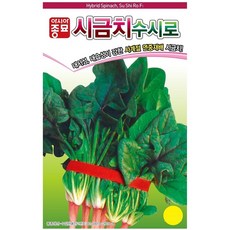 수시로 시금치 씨앗 20g 사계절 연중재배 시금치씨 종자, 5개