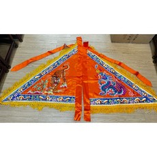 華誠 3尺 龍虎旗 雙面刺繡 大旗 出巡 進香 宮廟 陣頭, 1個