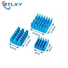 라즈베리 파이 히트 싱크 알루미늄 라디에이터 쿨링 키트 모델 쿨러, 1개, A. 5개, 3. Blue