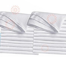 Brandilo 브랜딜로 천기저귀 커버 고흡수성 재사용 가능 플랫 천 기저귀 부드럽고 안전한 27x27 2개 KY