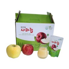 강원도횡성 명품사과즙 120ml 50포 NFC 저온착즙 생사과즙, 사과즙 50포