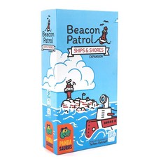 Beac온 Patrol Ship & Shores 보드 게임 확장판 - 해안 방어 전략 게임을 강화하세요! 어린이 및 성인을 위한 협동 게임 만 8세 이상 1-4명의 플레이어