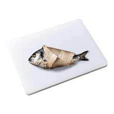 PE食級抗菌砧板, 50X35X1.5cm 黃色, 1個