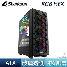 Sharkoon RGB HEX ATX 電腦機殼, 詳見包裝