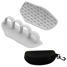 Mirsh 헬스 웨이트 손바닥 굳은살 방지 그립 케이스 포함, 그레이