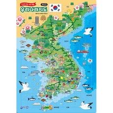 지원출판 우리나라퍼즐 (180조각), 1개, 180피스