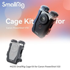 三重 大人氣 SmallRig 4235 相機兔籠 提籠 套組 for Canon PowerShot V10, 1個