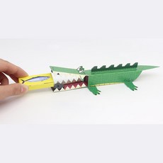 4인세트 종이 물고기먹는 자석 악어놀이 만들기 자석의성질 초등과학 실험키트 돌봄