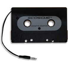 팟 및 MP3 플레이어용 Scosche PCA2 범용 카세트 어댑터, Standard Packaging, 검은색