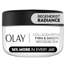 아마존평점4.5+ 미국출고 154629 Olay Firm & Smooth 콜라겐 펩타이드 페이스 모이스처라이저 56.7g(2온스), 2 Ounce (Pack of 1), 1