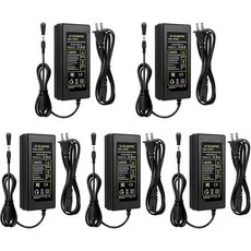 InShareplus 12볼트 전원 공급 장치 드라이버 5A 60W 12V LED 어댑터 5팩 저전압 변압기 AC 100-240V - DC 스트립 조명에 사용 205174, 5 Pack-12V 5A