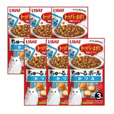 이나바 츄르볼, 6개, 30g, 가다랑어 (QSC-323)