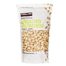 [미국직배송]커클랜드 시그니쳐 인쉘 무염 피스타치오 Kirkland Signature In-Shell Pistachios Roasted and Unsalted, 1개, 1.36kg
