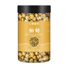 국화차 국화 통조림 백국화 항저우 허브차 잎 풀향차 건조차 진짜 비특수 인동차, 엄선된 대형 캔 국화 1캔(총 100g), 1개