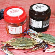 먹기편한 한입 연평도 꽃게장 간장게장 양념게장, 한입 간장게장 1kg, 1통