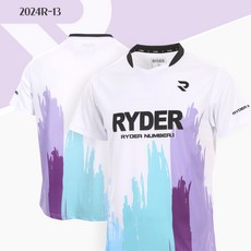 라이더 아울렛 2024R-13 경기복 반팔티 배드민턴 탁구 피클볼 스포츠의류
