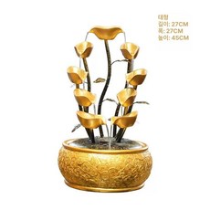 실내 분수대 골드 사무실 연못, 대형 머니 트리 8508