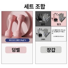 저항 밴드 맨몸운동용 전신 여자 근력, 기본 색상, 체리블라썸핑크 1-3kg+실리콘 장갑