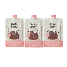 쉐이크베이비 단백질 쉐이크 파우치 쿠키앤크림, 3개, 45g