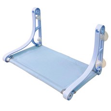 有喵病 吸盤貓吊床, 1個, 有喵病兩用吸盤貓吊床-藍