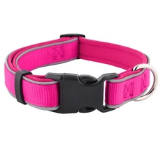 강아지 목줄 통기성 애완견 리드 로프 소형 대형견용 퍼그, 02 XS, 03 rose red