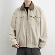 男士寬鬆翻領夾克 春季情侶時尚外套