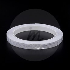 집쏙 다용도 PVC 반사 테이프 1cm x 8M 형광스티커, 화이트+레드