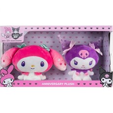 마이멜로디 50th & 쿠로미 20주년 기념 20.3cm(8인치) 플러시 2팩 - Jazwares 공식 라이선스 산리오 제품 boys girls 503464, 마이멜로디 50th & 쿠로미 20주년 기념 20.3c