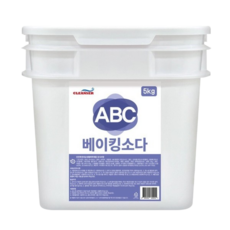 ABC 천연세제 베이킹소다 5kg 1개입 + 계량스푼 / 과일 채소 세척부터 의류세탁 청소까지, 1개