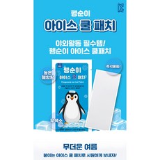 무색소 펭순이 아이스 쿨패치 패치 열냉각시트, 10개