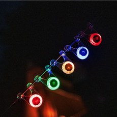 비바로드 캠핑 줄걸림 방지 LED 스트링가드 감성캠핑조명 10개 세트, 멀티