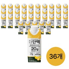 더단백 드링크 바나나 250ml, 36개