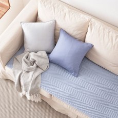 [코스트코]루마인 홈 양모 소파패드 60x180cm - 라이트 블루