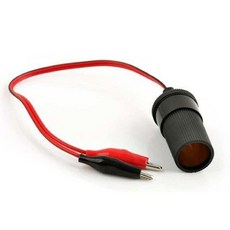 바나나악어클립 테스터기선 차량용 시가잭 전원 케이블 클립 변환 30CM 악어케이블