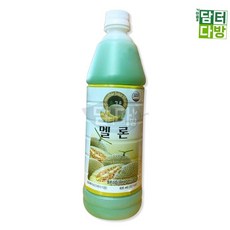카페 홈카페용 멜론 원액 베이스 835ml 에이드 스무디 쉐이크 시럽 카페식자재 과일원액